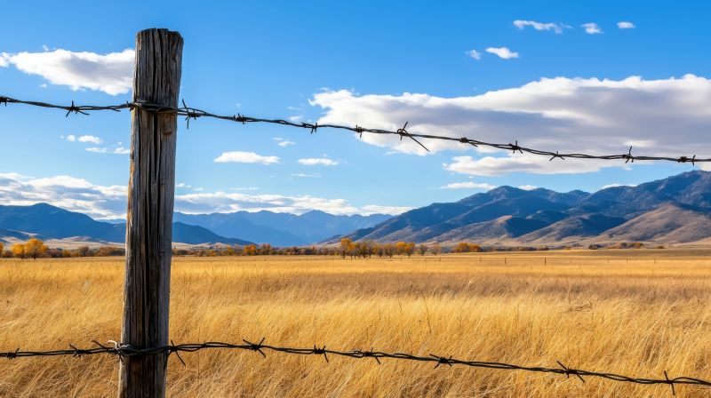 Boundary Fence Installation detail